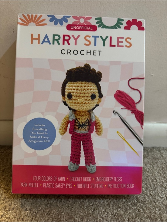 Other - Harry Styles Crochet Kit - Pink, Red, Cream & Brown
